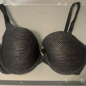 Victoria's Secret Black Mesh Bra 36DDD